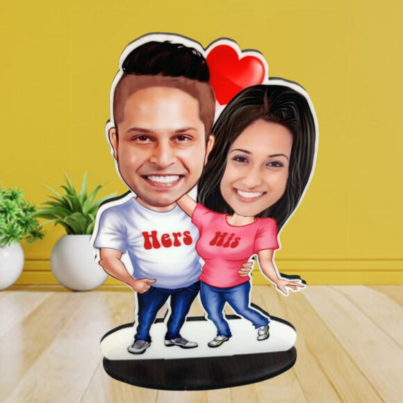 Lovely – Personalized Caricature Couple Gift