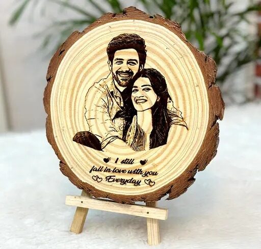 Wood engraved Photo Frames