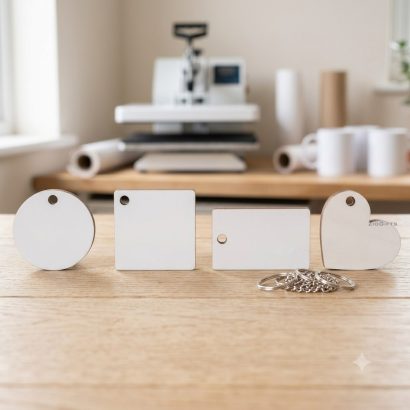 Single Side MDF Keychain