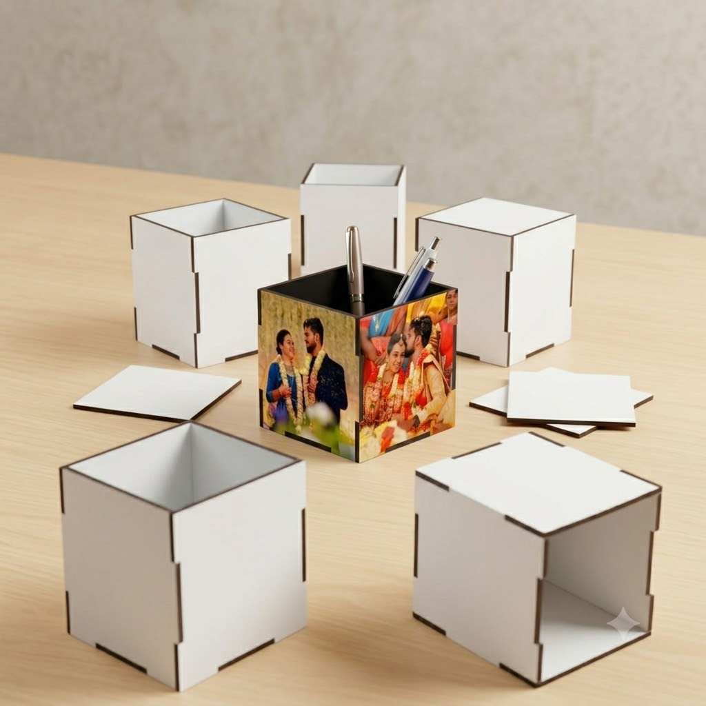 MDF Sublimation Pen Stand Blank