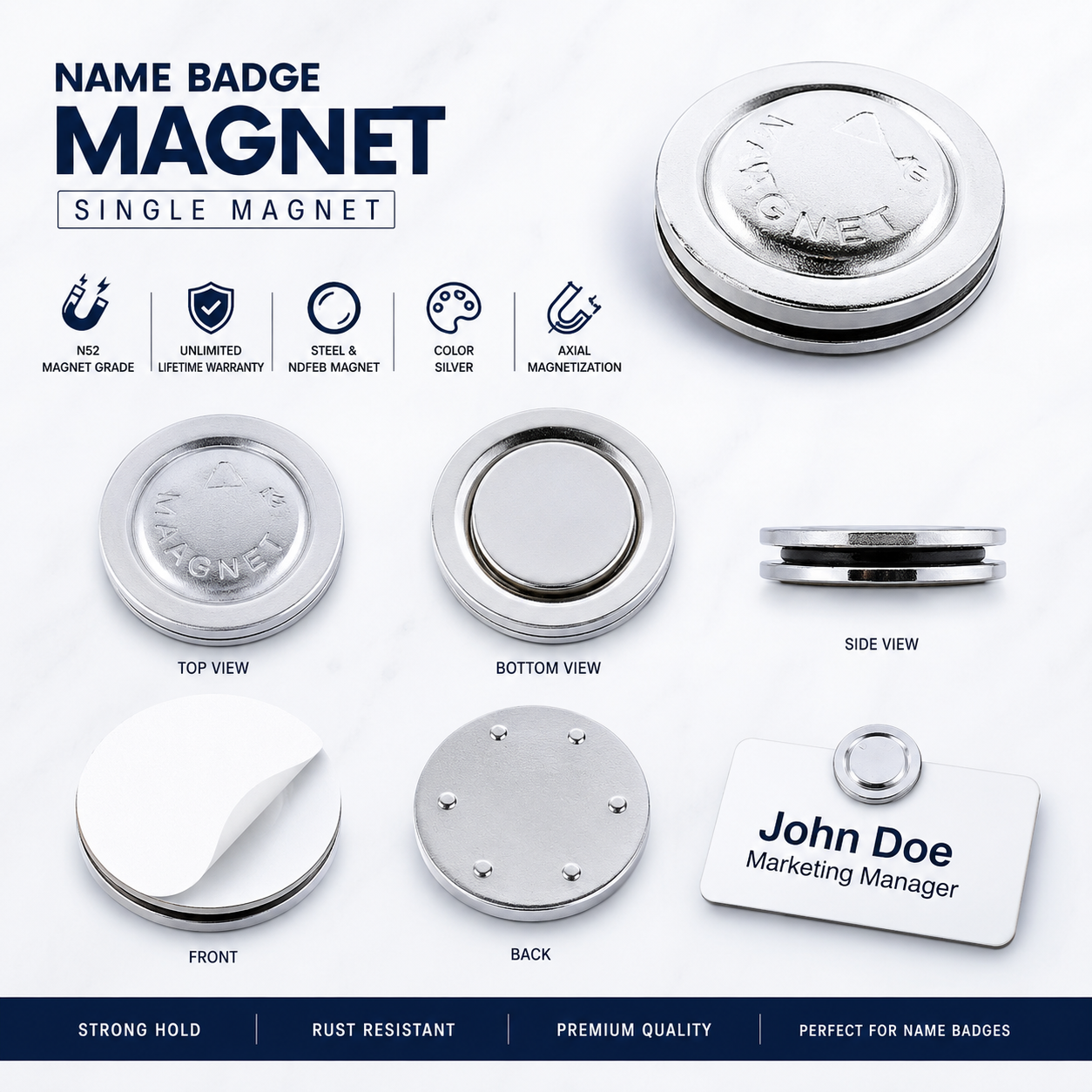 Name Badge Magnet